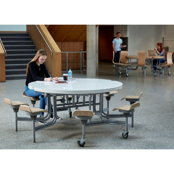 8 Seat Primo Round Mobile Folding Table